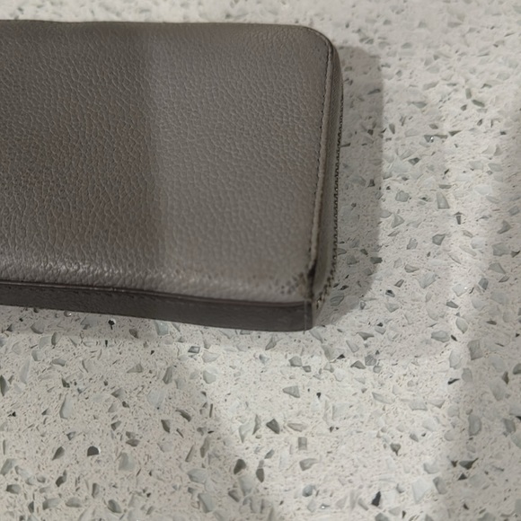🩶SAINT LAURENT PARIS Zip Around Leather Wallet - Picture 13 of 16